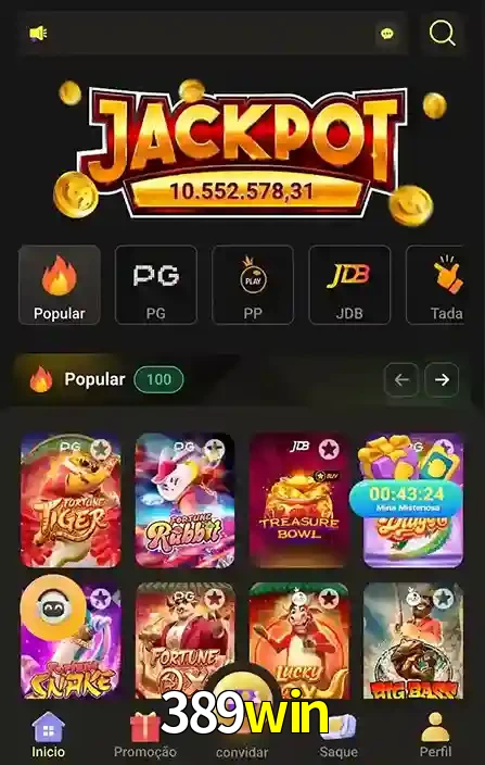 Promoções Especiais no 389win App